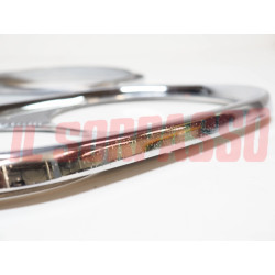 CORNICI FARO DESTRA + SINISTRA METALLO FIAT 850 FAMILIARE 1300 1500 BERLINA