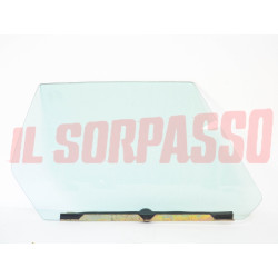 VETRO SCENDENTE + GUIDA PORTA PORTIERA DESTRA FIAT X19 ORIGINALE SAINT GOBAIN