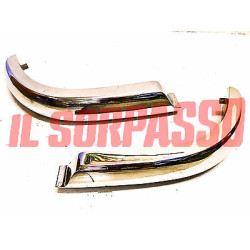 PARAURTI POSTERIORI DESTRO SINISTRO FIAT 1100 T MILITARE ORIGINALI REAR BUMPER