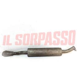 MARMITTA TERMINALE SCARICO FIAT 615 616 FURGONE AUTOCARRO ORIGINALE