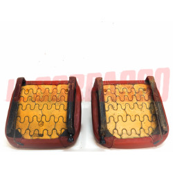 TAPPEZZERIA INTERNI SEDILI ANTERIORI + POSTERIORI FIAT 128 BERLINA - RALLY ROSSI