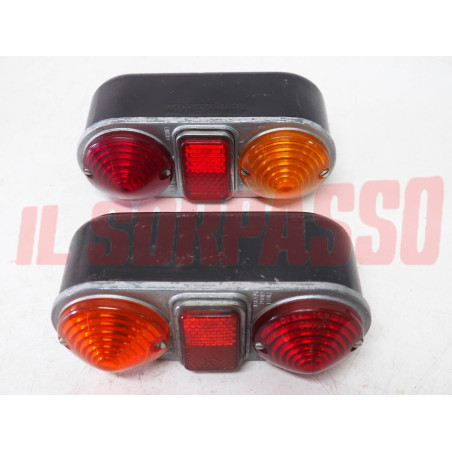 FANALI POSTERIORI LUCE TARGA FIAT 1100 A B E TOPOLINO 500 A B BALILLA OLSA NOS