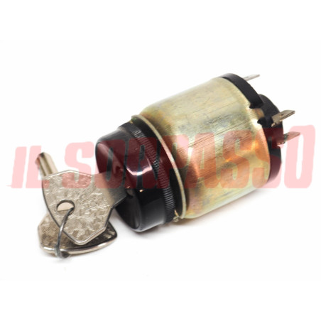 COMMUTATORE BLOCCHETTO ACCENSIONE CON CHIAVE FIAT 850 - 124 ORIGINALE MARELLI
