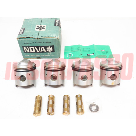 PISTONI MOTORE + FASCE 72 MM TESTA SPECIALE FIAT 1100 D R 1200 SPIDER SIMCA 1300