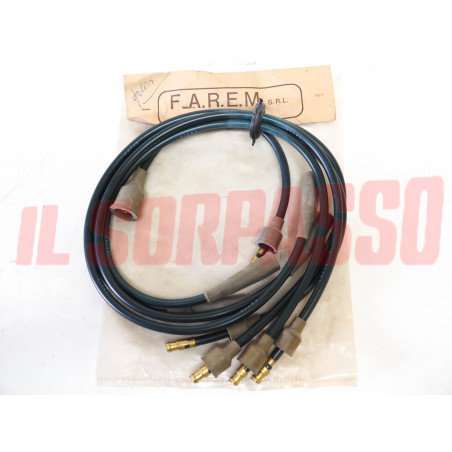 CAVI FILI CANDELE + CAPPUCCI LANCIA FULVIA BERLINA COUPE HF ZAGATO CAVIS