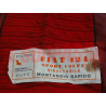 FODERE COPRI SEDILI ANTERIORI FIAT 124 SPORT COUPE PELLE E VELLUTO ROSSE NOS
