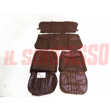 FODERE COPRI SEDILI ANTERIORI + POSTERIORI INNOCENTI MINI 120 PELLE MARRONE