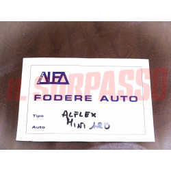 FODERE COPRI SEDILI ANTERIORI + POSTERIORI INNOCENTI MINI 120 PELLE MARRONE