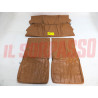 FODERE COPRI SEDILI FIAT PANDA 30 45 4x4 IN PELLE MARRONE CHIARO ORIGINALI NOS