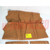 FODERE COPRI SEDILI FIAT PANDA 30 45 4x4 IN PELLE MARRONE CHIARO ORIGINALI NOS