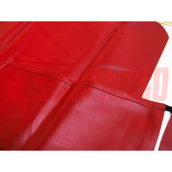 FODERE COPRI PANNELLI PORTA + POSTERIORI CAPPELLIERA FIAT 850 BERLINA ROSSE NOS