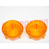 PLASTICHE FANALINI ANTERIORI ARANCIO ALFA ROMEO RENAULT 4 1 SERIE ARIC