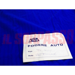 FODERE COPRI SEDILI ANTERIORI LANCIA FULVIA BERLINA 2C IN TESSUTO BLU NOS