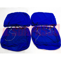 FODERE COPRI SEDILI ANTERIORI LANCIA FULVIA BERLINA 2C IN TESSUTO BLU NOS
