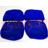 FODERE COPRI SEDILI ANTERIORI LANCIA FULVIA BERLINA 2C IN TESSUTO BLU NOS