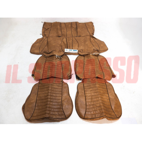 FODERE COPRI SEDILI ANTERIORI + POSTERIORI ALFA ROMEO GT 2000 C/ POGGIATESTA NOS