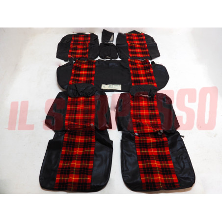 FODERE COPRI SEDILI ANTERIORI POSTERIORI ALFA ROMEO GIULIA NUOVA SUPER SCOZZESI