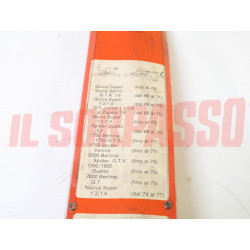 SPAZZOLE TERGI TERGICRISTALLI ALFA ROMEO GIULIA GT DUETTO 1750 2000 NERE NOS