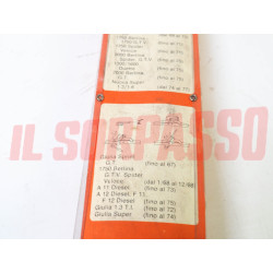 SPAZZOLE TERGI TERGICRISTALLI ALFA ROMEO GIULIA GT DUETTO 1750 2000 NERE NOS
