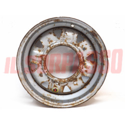 CERCHIO RUOTA FIAT 500 ABARTH - GIANNINI ORIGINALE BORRANI NOS 4X12 DIFETTATO