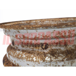 CERCHIO RUOTA FIAT 500 ABARTH - GIANNINI ORIGINALE BORRANI NOS 4X12 DIFETTATO