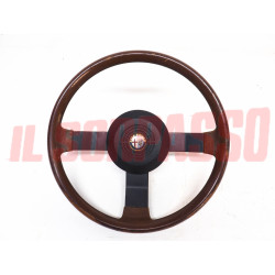 VOLANTE STERZO RADICA + PULSANTE CLACSON ALFA ROMEO ALFETTA GIULIETTA  ORIGINALE
