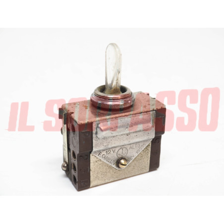 INTERRUTTORE FRECCE CRUSCOTTO LANCIA AURELIA FLAMINIA ORIGINALE CARELLO 18535