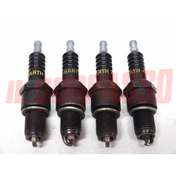 KIT 4 CANDELE PASSO LUNGO ABARTH AB200LY FIAT 850 - 124 - 1500 - 2300 ORIGINALI