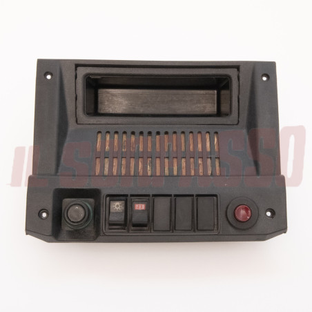 PLANCIA PORTAOGGETTI RADIO CRUSCOTTO + INTERRUTTORI FIAT 900 E PANORAMA PULMINO