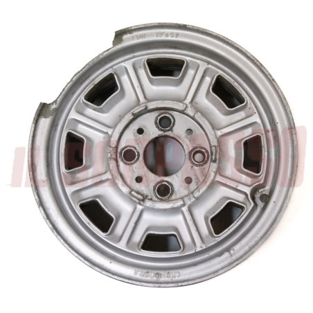 CERCHIO RUOTA CROMODORA 5x13 FIAT 125 SPECIAL 850 124 COUPE SPIDER DIFETTATO