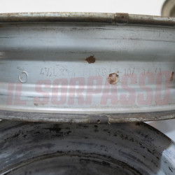 CERCHI RUOTA + BORCHIETTE STEMMI LANCIA FULVIA COUPE 3 SERIE 4,5X14 FERGAT