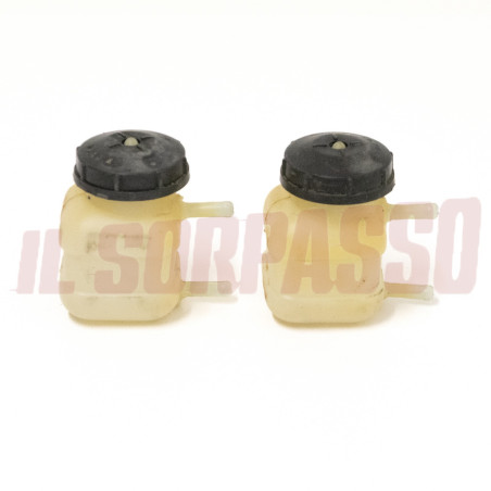 VASCHETTE CONTENITORI LIQUIDO FRENI  + TAPPI FIAT 125 SPECIAL ORIGINALI STARS
