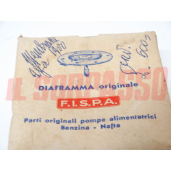 MEMBRANA DIAFRAMMA POMPA BENZINA ALFA ROMEO 1900 FERRARI 250 ORIGINALE FISPA