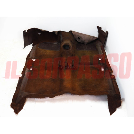MOQUETTE TAPPETO BASE FLOCCATO MARRONE + FIANCHETTI FIAT 125 SPECIAL ORIGINALE