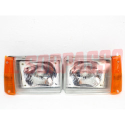 GRUPPI OTTICI FANALI FARI + FRECCE ARANCIO FIAT PANDA 141 750 1000 cc DEPO