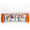 GRUPPI OTTICI FANALI FARI + FRECCE ARANCIO FIAT PANDA 141 750 1000 cc DEPO