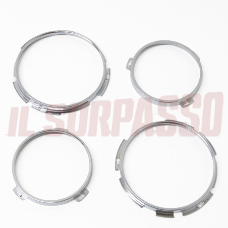 CORNICI ANELLI GRUPPI OTTICI FANALI FARI A.R 2600 GIULIA TI SUPER FIAT 1600 OSCA