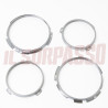 CORNICI ANELLI GRUPPI OTTICI FANALI FARI A.R 2600 GIULIA TI SUPER FIAT 1600 OSCA