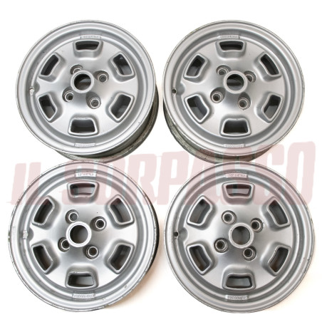 CERCHI RUOTA IN LEGA FIAT CROMODORA 4.5x13 FIAT 128 RALLY 127 GIANNINI ORIGINALI