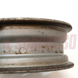 CERCHIO RUOTA + COPPETTA STEMMA LANCIA FULVIA COUPE 2 3 SERIE 4,5X14 ORIGINALE