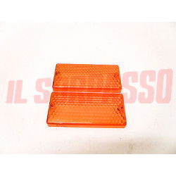 PLASTICHE ARANCIO FANALINI ANTERIORI FRECCE FIAT 124 SPECIAL 1 SERIE