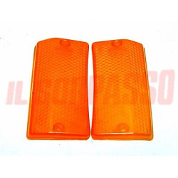 PLASTICHE ARANCIO FANALINI ANTERIORI FRECCE FIAT 124 SPECIAL 2 SERIE