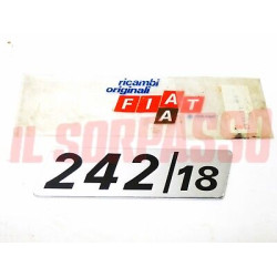 SCRITTA SIGLA FIAT 242 / 18 FURGONE ORIGINALE