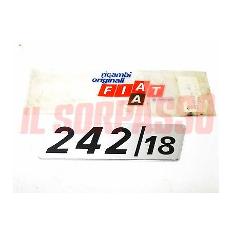 SCRITTA SIGLA FIAT 242 / 18 FURGONE ORIGINALE