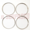 ANELLI GHIERE CERCHI RUOTA CROMATI MISURA 13 FIAT 125 SPECIAL 2 SERIE ORIGINALI