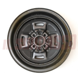 CERCHIO RUOTA  IN FERRO + STEMMA FIAT 131 RACING ORIGINALE FIAT 5,5x13