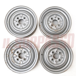 CERCHI RUOTA FIAT 600 T 850 T PULMINO FAMILIARE FURGONE ORIGINALI 4X12