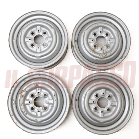 CERCHI RUOTA FIAT 600 T 850 T PULMINO FAMILIARE FURGONE ORIGINALI 4X12