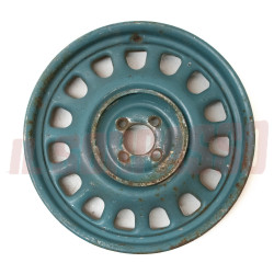 CERCHIO RUOTA CON BORDO TONDO CON FERITOIE FIAT BALILLA FUORISERIE 17 ORIGINALE