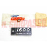 SCRITTA SIGLA FIAT 132 ALLUMINIO 1600 CLIMATIZZATA ORIGINALE 